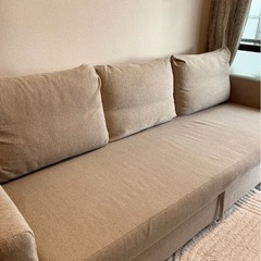 定価約9万円‼︎ 　収納付きソファーベッド／女性宅使用・禁煙・ペットなしの画像