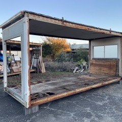 スーパーハウス 現状渡し／ジャンク扱い 床傷み・サビ有 ・DIY 引取限定 静岡県掛川市よりの画像