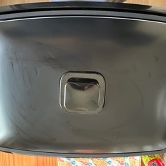 アイリスオーヤマ ホットプレート 大型 蓋付き ブラック の画像