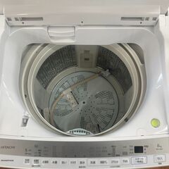 リサイクルショップどりーむ天保山店　No4289 洗濯機　大容量♪　８ｋｇ容量　日立　２０２１年製　高年式🎵　オススメ品🎵jの画像