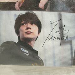 未使用 Mリーグ TEAM 雷電 ミニキャンバス4個セット+スタンド1個 萩原聖人、瀬戸熊直樹、黒沢咲、本田朋広 札幌市 白石店の画像