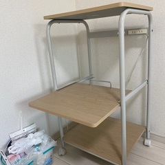 レンジワゴン　3段　2口コンセント付き　※現在取引中の画像