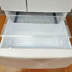 Panasonic パナソニック ノンフロン冷凍冷蔵庫 NR-FVF461-W形 家電 50/60Hz 内容積455L 冷蔵庫の画像