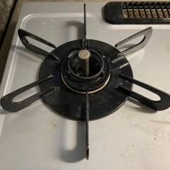 パロマ都市ガス用、二口ガスコンロ、魚焼きグリル付きの画像