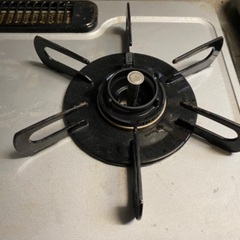 パロマ都市ガス用、二口ガスコンロ、魚焼きグリル付きの画像