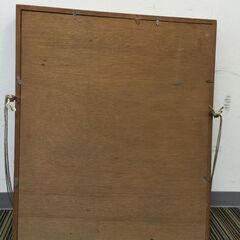 ○虎 縁起物 トラ 金属工芸24KGP メッキ  アート インテリア サイズ52×61×5㎝ 額入り 和風  中古品(NF251209)563-1-④の画像