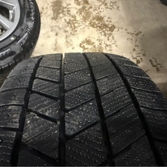 215/60R17 ブリヂストンVRX3 2024年製　スタッドレス　ホイール付き4本セットの画像