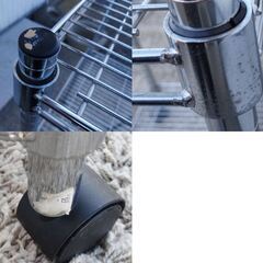 キャスター付き メタルラック 3段 収納ラック スチールラック オープンラック 収納棚　/TJ-2686 1Fの画像