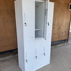 スチールロッカー【白】の画像