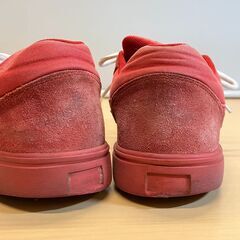 VANS ローカットスニーカー V9001（レッド）27cmの画像