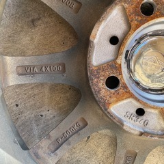 軽トラ(軽貨物)用中古
アルミホイール の画像