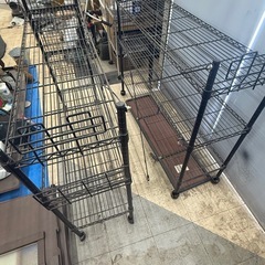 アイリスオーヤマ 車載ラック(ブラック) WSR-1412A IRIS　職人の車載ラック [WSR1412A] ハイエース  200系の画像