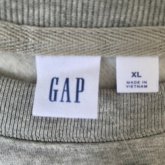 ★GAP★ユニセックス グレー トレーナー スウェットXL【新品未使用】の画像