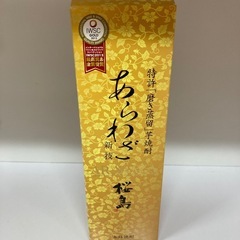 磨き蒸留　いも焼酎　あらわざ桜島　720ml  リサイクルショップ宮崎屋　住吉店25.12.9の画像