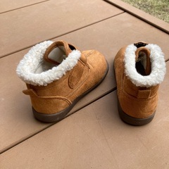 無印良品　キッズブーツの画像