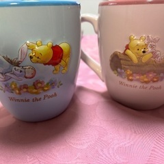 プーさん　ペアマグカップ　ディズニーの画像