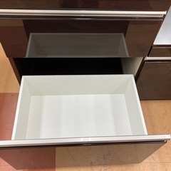 ★ジモティー割引20%★キッチンカウンター ニトリ アルミナ2 ブラウン《リサイクルショップドリーム次屋店》☆尼崎市若王寺☆の画像