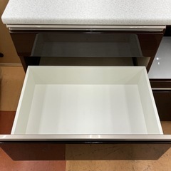 ★ジモティー割引20%★キッチンカウンター ニトリ アルミナ2 ブラウン《リサイクルショップドリーム次屋店》☆尼崎市若王寺☆の画像