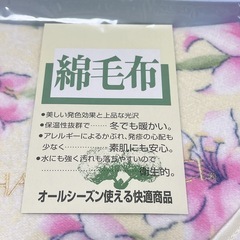 CHARLES RICCL四方へム綿毛布の画像