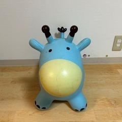 乗用玩具 バルーントイ 専用ポンプ付 ゴム製 空気入れ バランスおもちゃ 乗ってあそべる 室内遊び キッズ ベビー バランス 体幹 おもちゃ ロッキング 木馬の画像