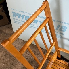 木製ソリ 手押し そり W350 D820 H800 雪上 ベビーカー代わり 運搬 歩行の補助などに 中古品 ④の画像