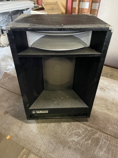 YAMAHA A4115H パワーアンプ？スピーカー 二台セット 動作未確認 ジャンク扱い ビンテージ ヤマハ アンプ　静岡県掛川市よ