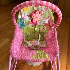 ベビーバウンサー　ピンク　女の子　の画像