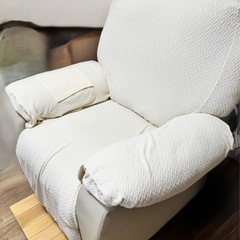 手動リクライニングソファの画像