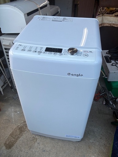 エディオンオリジナル　洗濯機　ANG-WM-B70-W 2021年製　ハイセンス製造品　中古品　