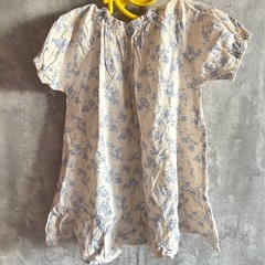 バースデイ ワンピースtete a tete 花柄 100の画像