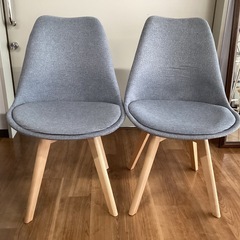 イームズダイニングチェア　2脚セット【町田市再生家具】252599の画像