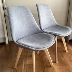 イームズダイニングチェア　2脚セット【町田市再生家具】252599の画像