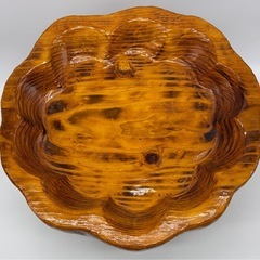 中古◆木製バスケット◆天然木◆小物入れの画像