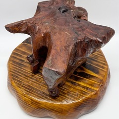 中古◆木製バスケット◆天然木◆小物入れの画像