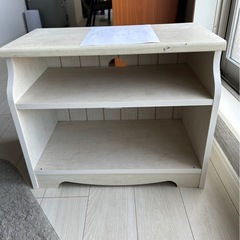 テレビ台　コンパクト　ホワイトの画像