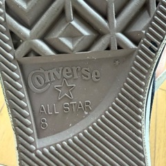 コンバース　ハイカット　ブラック　26.5cmの画像