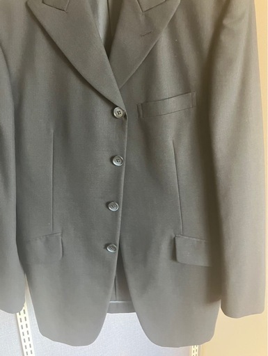 夏用 FRANCO FERRARO 日本製 黒 M A4 美品 4釦