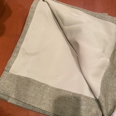 ニトリ グリーン カーテン  2枚セットの画像