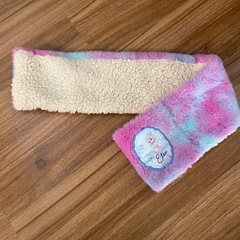 裏起毛トレーナー　アナ雪マフラー【120】の画像