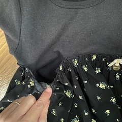 裏起毛トレーナー　アナ雪マフラー【120】の画像