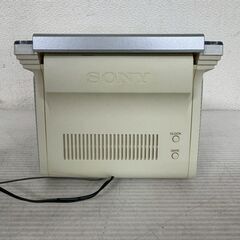 【SONY】 ソニー インテリア CD  チューナー ICF-CD7000 ホワイト AM FM ラジオ CDプレーヤー 目覚まし時計 A0992の画像