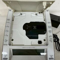 【SONY】 ソニー インテリア CD  チューナー ICF-CD7000 ホワイト AM FM ラジオ CDプレーヤー 目覚まし時計 A0992の画像
