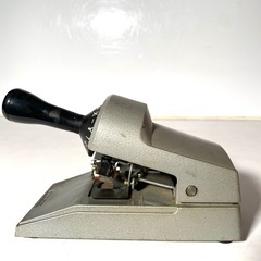 古道具 NIPPO ニッポー CHECK WRITER チェックライター ロータリー式 B型 小切手 手形 印字機 スタンプ 手動 昭和レトロの画像