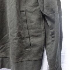 ( E-101 )EMPORIO ARMANI エンポリオアルマーニ ジップアップ トレーナー スウェット ブラック 黒 中古の画像