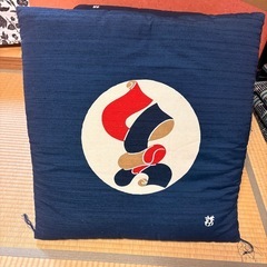 美品！芹沢銈介模様 座布団5枚セットの画像