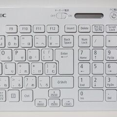 💗美品💗NEC製　ワイヤレスキーボード　デスクトップでもノートでも使用出来ますの画像