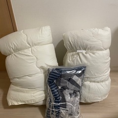 掛け布団+掛け布団カバー+boxシーツの画像