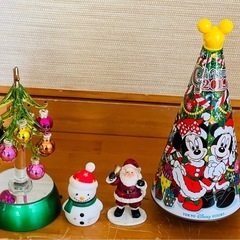 クリスマスツリー90cm 、小物達まとめて売りの画像