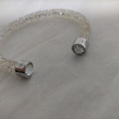 SWAROVSKI クリスタルダスト ブレスレットレディース アクセサリー ブランド ジュエリー ギフト 箱あり プレゼント 人気 おしゃれ 上品 キラキラ クリスタル　251209-3Aの画像