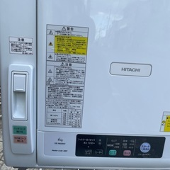 日立　電気乾燥機　DE-N60WV  2020年製　〜6kg  HITACHIの画像